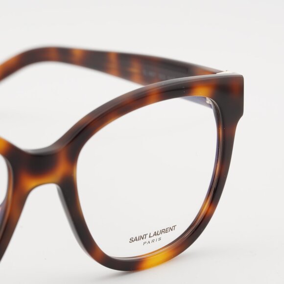 Saint Laurent SLM97 003 Eyeglasses Havana 54mm Square Frame - Picture 2 of 12